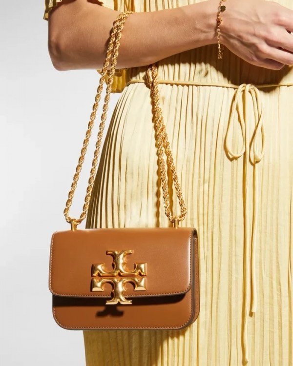 Tory Burch Eleanor Premium Quality Shoulder Bag With OG Box & Dust Bag (Brown - 737)(BSB)