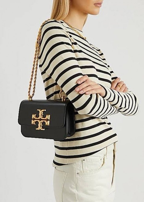 Tory Burch Eleanor Premium Quality Shoulder Bag With OG Box & Dust Bag (Black - 257)(BSB)
